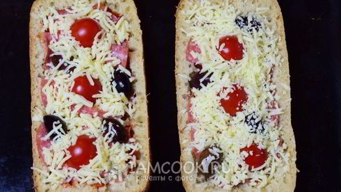 пицца из хлеба