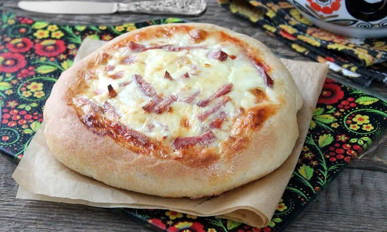 Рецепт пиццы иза хлебного тест