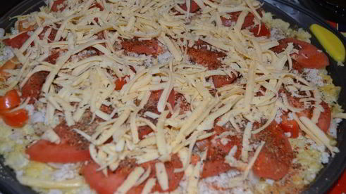 пицца из цветной капусты