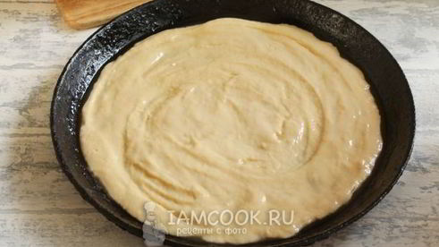 пицца из жидкого теста на майонезе