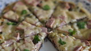 Пицца Минутка на сковороде