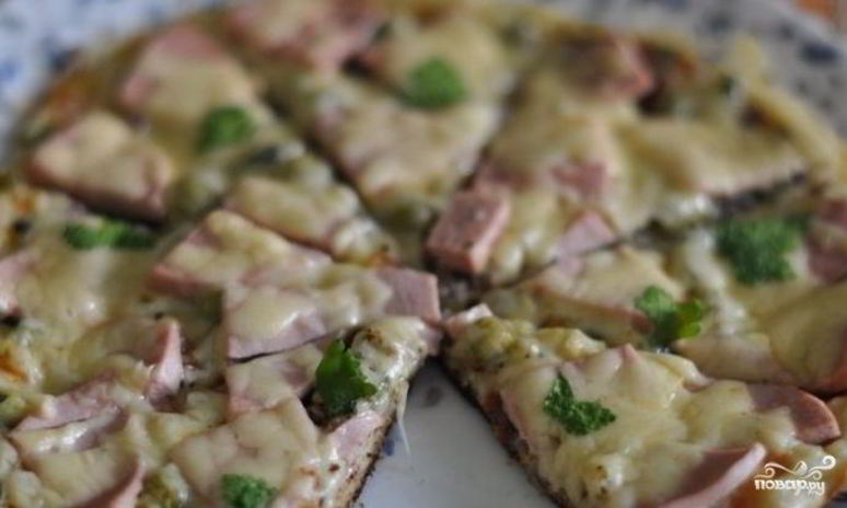 Рецепт пиццы минутка на сковороде