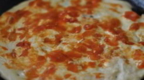 пицца минутка на сковороде