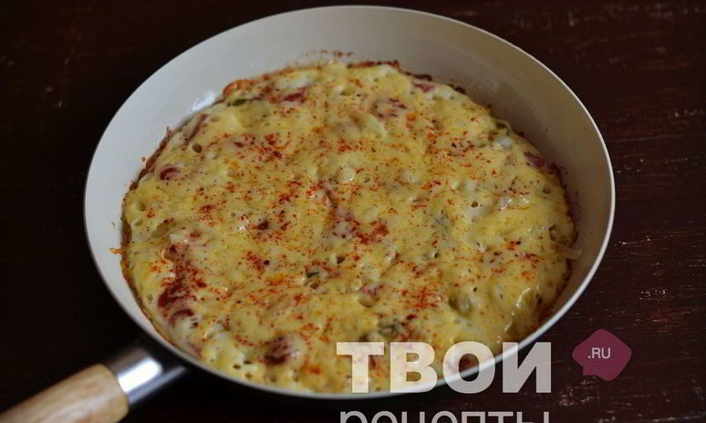 Рецепт пиццы-минутки