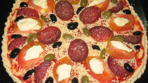 пицца на бездрожжевом тесте