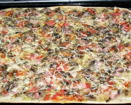 Пицца на кефире