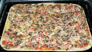 Пицца на кефире