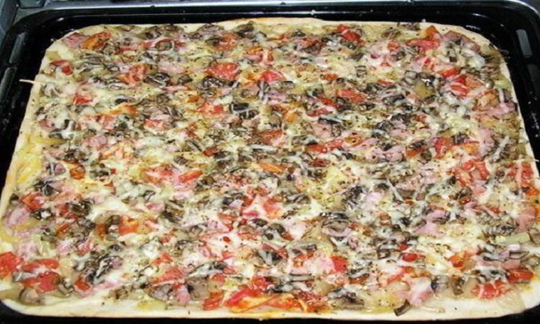 Рецепт пиццы на кефире