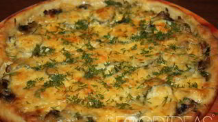 Пицца на твороге