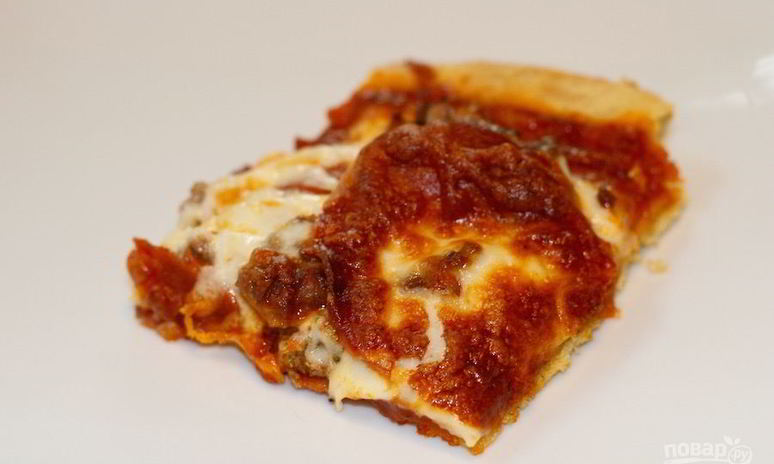 Рецепт пиццы по-быстрому