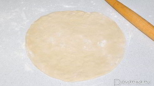 пицца с колбасой и грибами