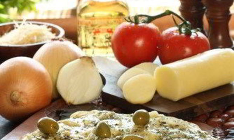 Рецепт пиццы с сырным кремом