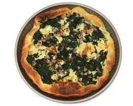 Пицца со шпинатом