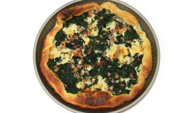 Рецепт пиццы со шпинатом