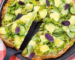 Зеленая пицца