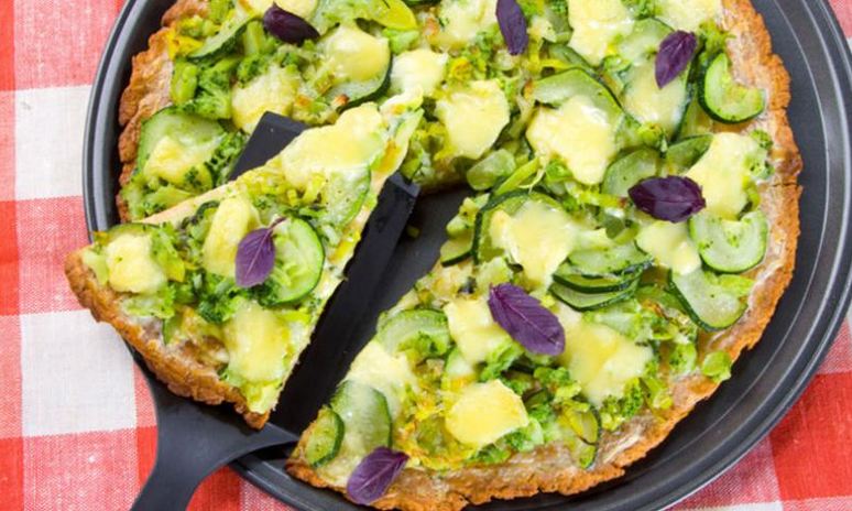 Рецепт зеленой пиццы