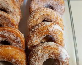 Бисквитные пончики