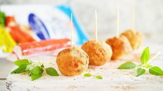 Крабовые пончики с сыром