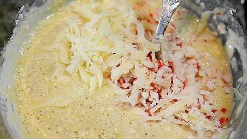 крабовые пончики с сыром