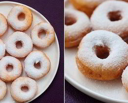 Нежные творожные пончики