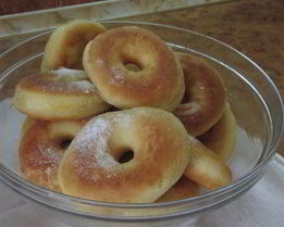 Пончики дрожжевые