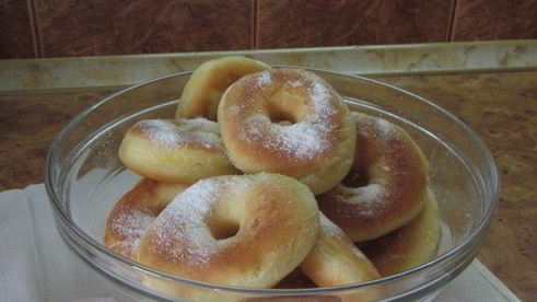 пончики дрожжевые