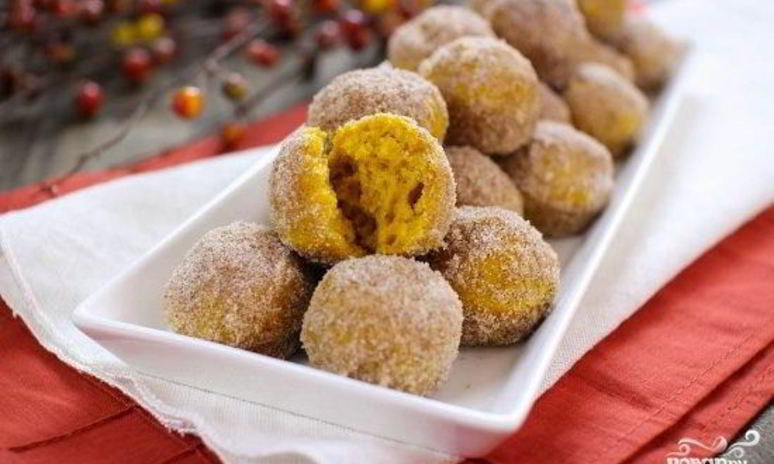 Рецепт пончиков из тыквы