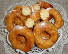 Пончики на кефире за 15 минут