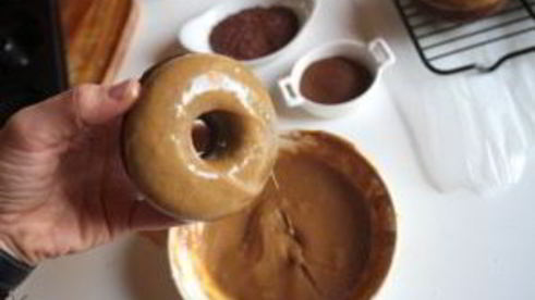 пончики на сгущенке