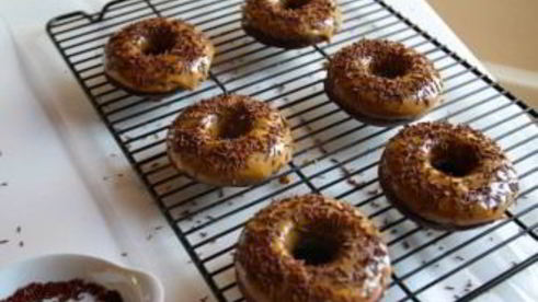 пончики на сгущенке