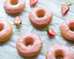 Пончики с глазурью