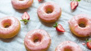 Пончики с глазурью