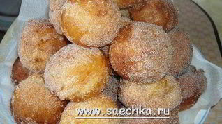 Пончики с творогом