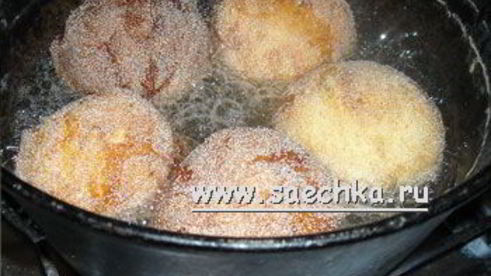 пончики с творогом