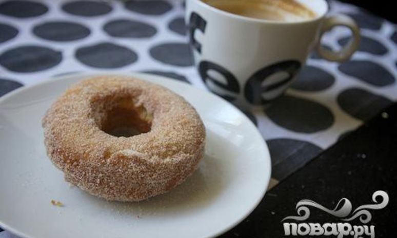 Рецепт пончиков с ванильной глазурью и посыпкой