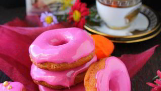 Пончики в глазури из маршмеллоу