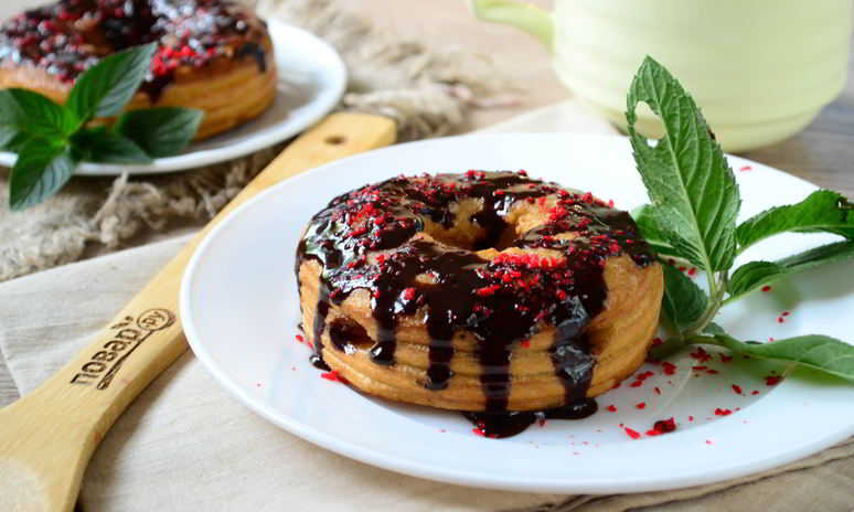 Рецепт пончиков во фритюре с шоколадом