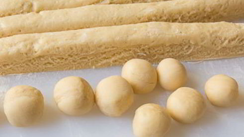 простые пончики на сгущенке