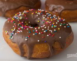 Шоколадная глазурь для пончиков