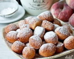 Творожные пончики