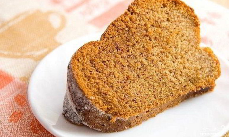 Рецепт коврижки с бананом