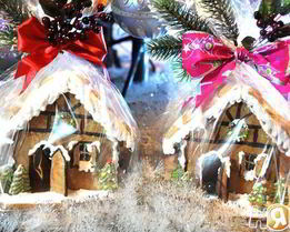 Новогодние пряничные домики в подарок