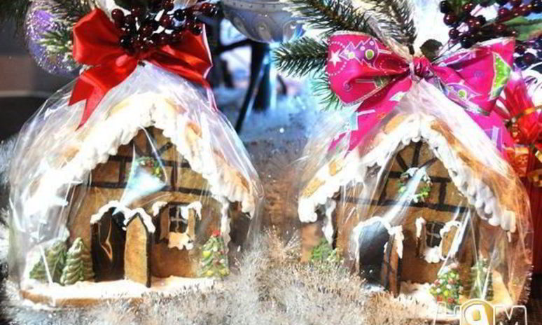 Рецепт новогодних пряничных домиков в подарок