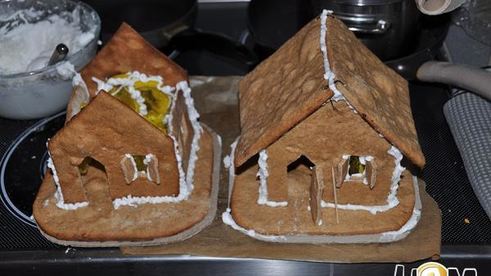 новогодние пряничные домики в подарок