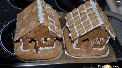 новогодние пряничные домики в подарок