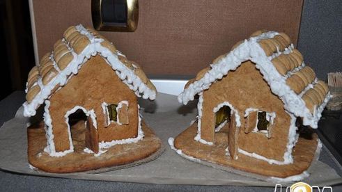 новогодние пряничные домики в подарок