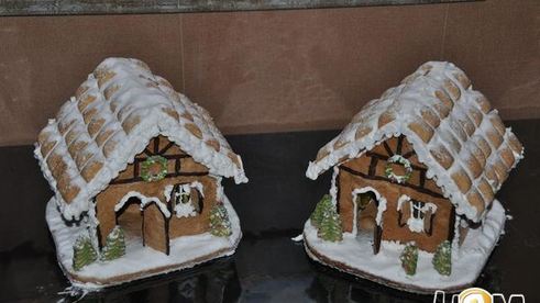 новогодние пряничные домики в подарок