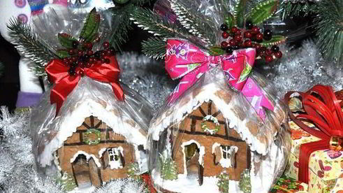новогодние пряничные домики в подарок
