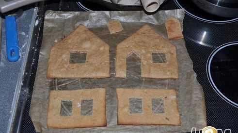 новогодние пряничные домики в подарок