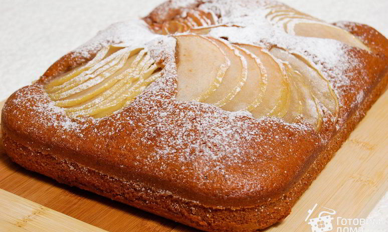 Рецепт постной медовой коврижки с яблоками